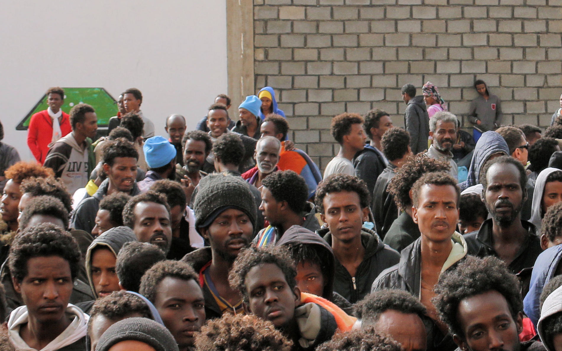 Flüchtlingslager in Libyen