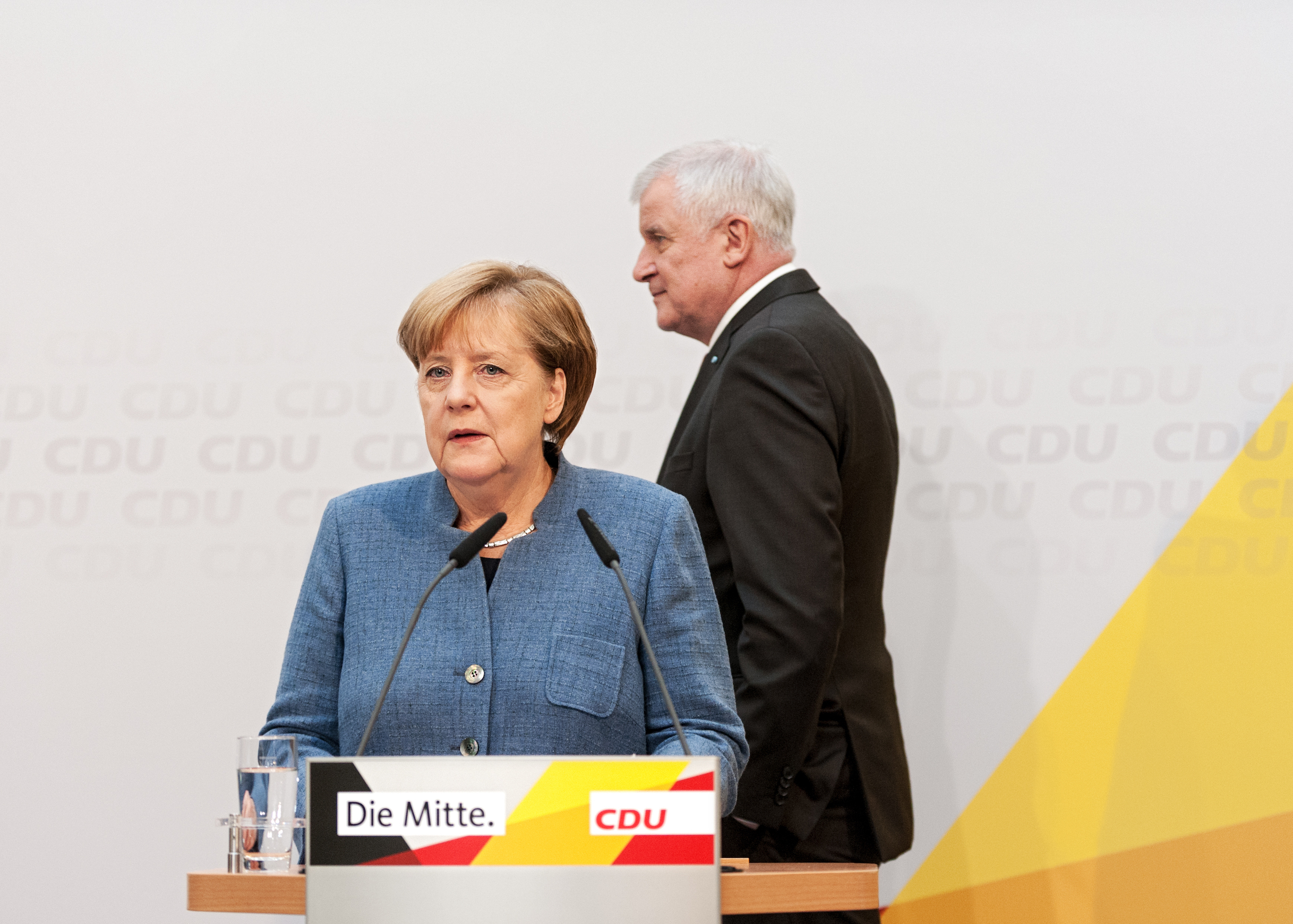 Angela Merkel und Horst Seehofer
